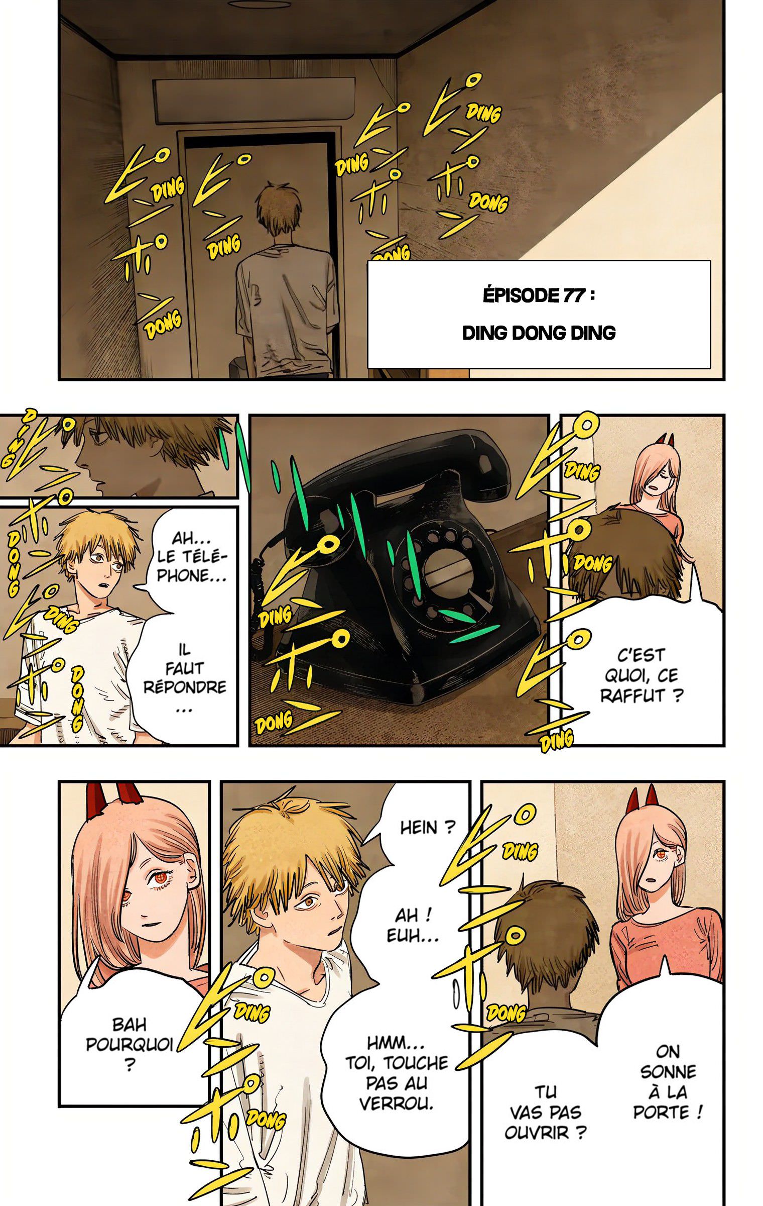 Chainsaw Man - Digital Colored Comics: Chapter 77 - Page 1